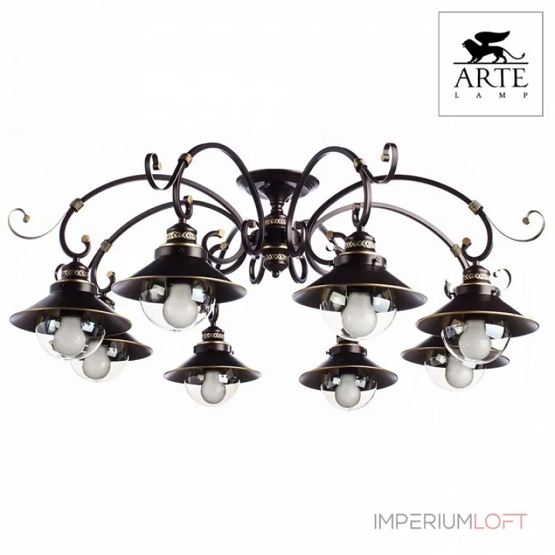 Потолочная люстра Arte Lamp Grazioso A4577PL-8CK 