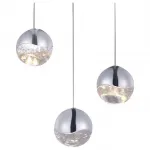 Подвесной светильник DeLight Collection Globo SD3301-3U nickel Цвет арматуры никель Цвет плафонов никель от ImperiumLoft