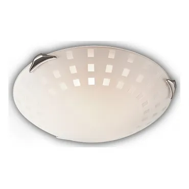 Накладной светильник Sonex Quadro White 162/K Цвет арматуры хром Цвет плафонов белый от ImperiumLoft