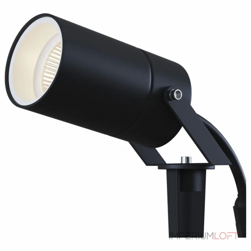 Наземный низкий светильник Maytoni Scope O025FL-01B Цвет арматуры черный Цвет плафонов черный