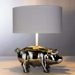 Настольная лампа декоративная Arte Lamp Procyon A4039LT-1CC Цвет арматуры Серый Цвет плафонов Белый