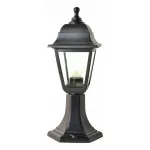 Наземный низкий светильник Arte Lamp Belgrade A1114FN-1BK Цвет арматуры черный Цвет плафонов прозрачный