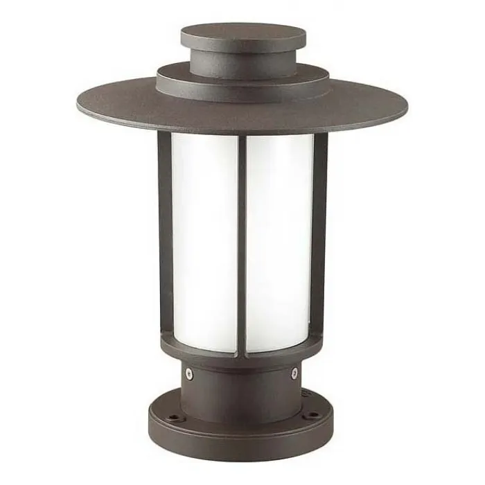 Наземный низкий светильник Odeon Light Mito 4047/1B Цвет арматуры коричневый Цвет плафонов коричневый от ImperiumLoft