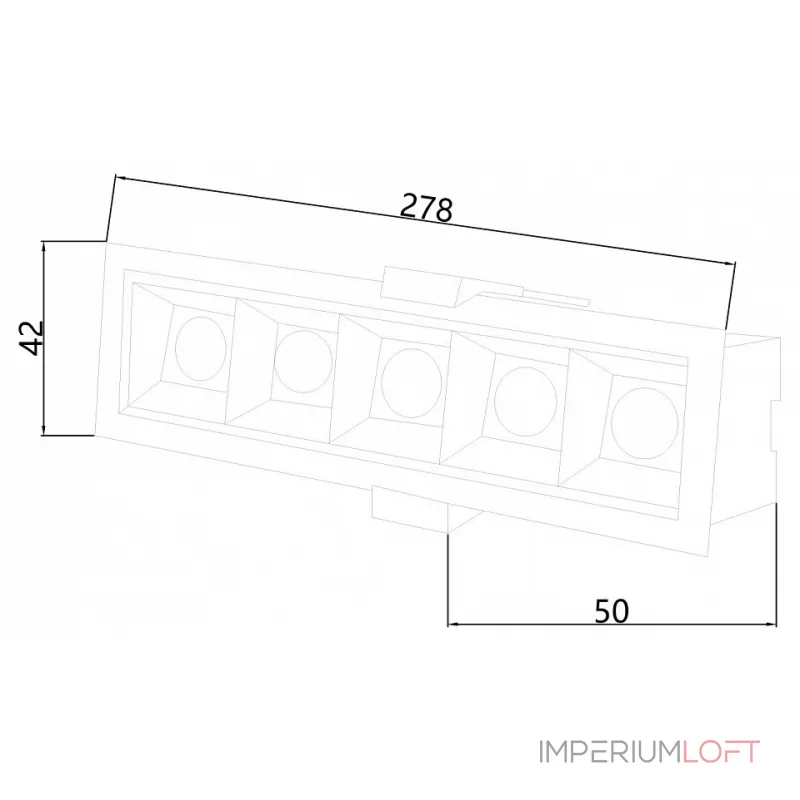 Встраиваемый светильник Favourite Roshni 3084-5C от ImperiumLoft Встраиваемый светильник Favourite Roshni 3084-5C от ImperiumLoft