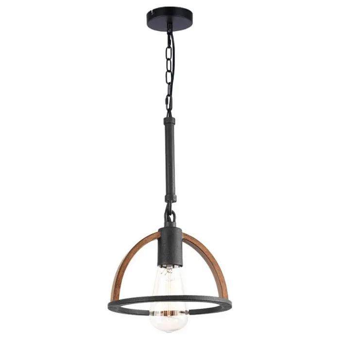 Подвесной светильник TopLight Jasmin TL1179H-01BK Цвет арматуры черный Цвет плафонов коричневый от ImperiumLoft