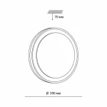 Накладной светильник Sonex Akuna 7620/DL от ImperiumLoft