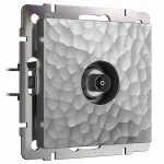 ТВ-розетка без рамки Werkel W1283006 (серебряный) Цвет арматуры серебро