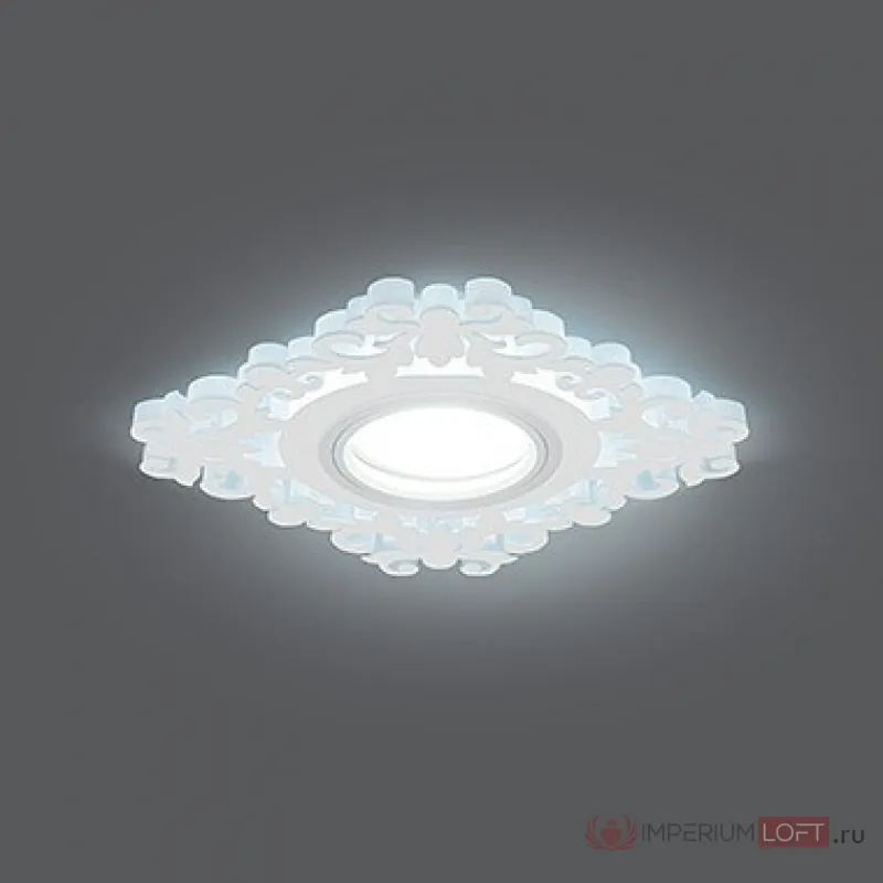 Встраиваемый светильник Gauss Backlight 12 BL130P Цвет плафонов белый от ImperiumLoft