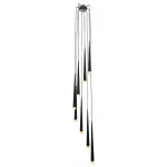 Подвесной светильник Lightstar Punto 807087 Цвет арматуры хром Цвет плафонов черный от ImperiumLoft