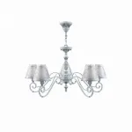 Подвесная люстра Lamp4You Classic 15 E3-05-G-LMP-O-3 Цвет арматуры серый Цвет плафонов фиолетовый от ImperiumLoft