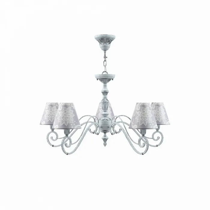 Подвесная люстра Lamp4You Classic 15 E3-05-G-LMP-O-3 Цвет арматуры серый Цвет плафонов фиолетовый от ImperiumLoft