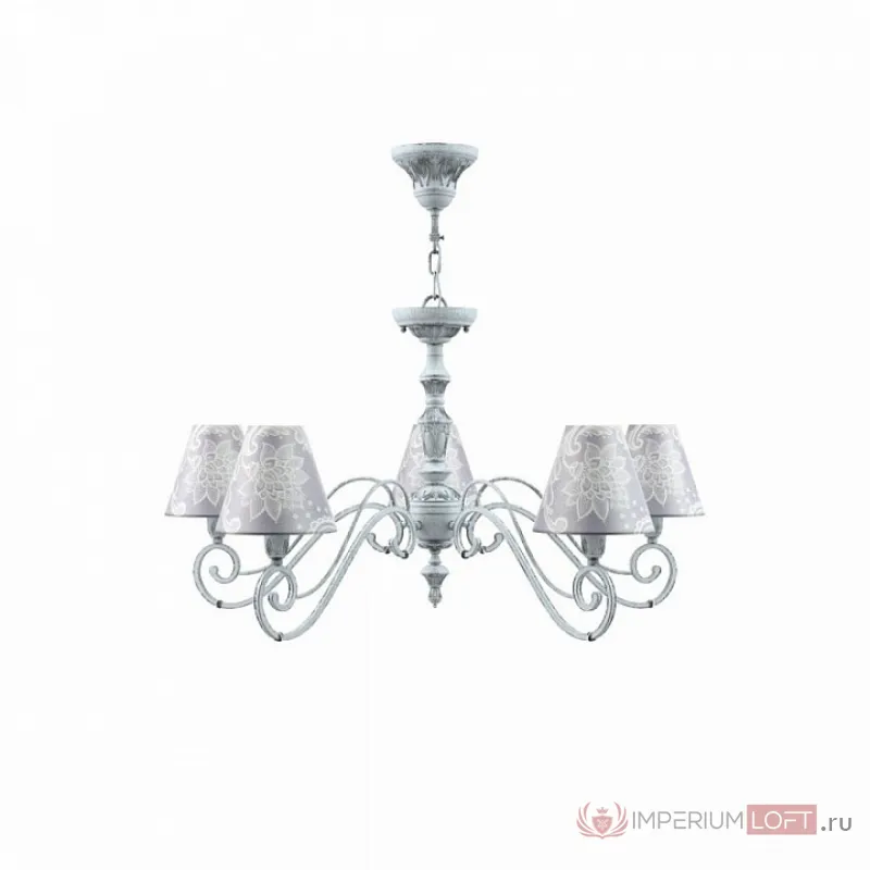 Подвесная люстра Lamp4You Classic 15 E3-05-G-LMP-O-3 Цвет арматуры серый Цвет плафонов фиолетовый от ImperiumLoft