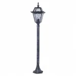 Наземный высокий светильник Arte Lamp Paris A1356PA-1BS Цвет арматуры серебро Цвет плафонов прозрачный