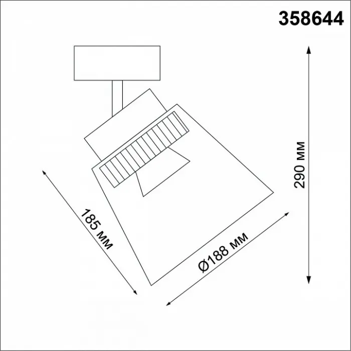 Спот Novotech Artik 358644 Цвет плафонов серый от ImperiumLoft