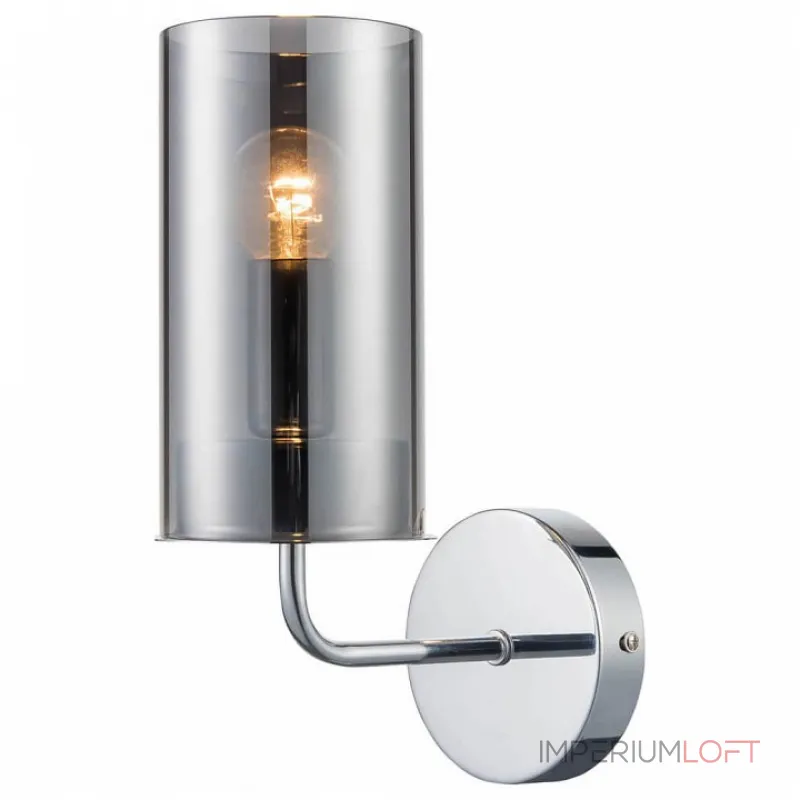 Бра Vele Luce Licia VL1923W01 Цвет арматуры хром Цвет плафонов серый Бра Vele Luce Licia VL1923W01 Цвет арматуры хром Цвет плафонов серый
