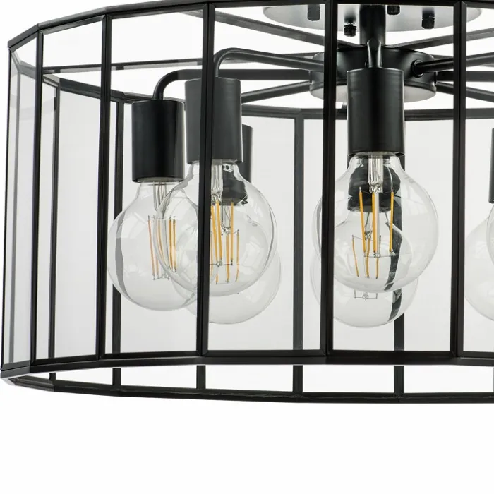 Светильник на штанге Lightstar Genni 798287 Цвет арматуры Черный Цвет плафонов Неокрашенный от ImperiumLoft