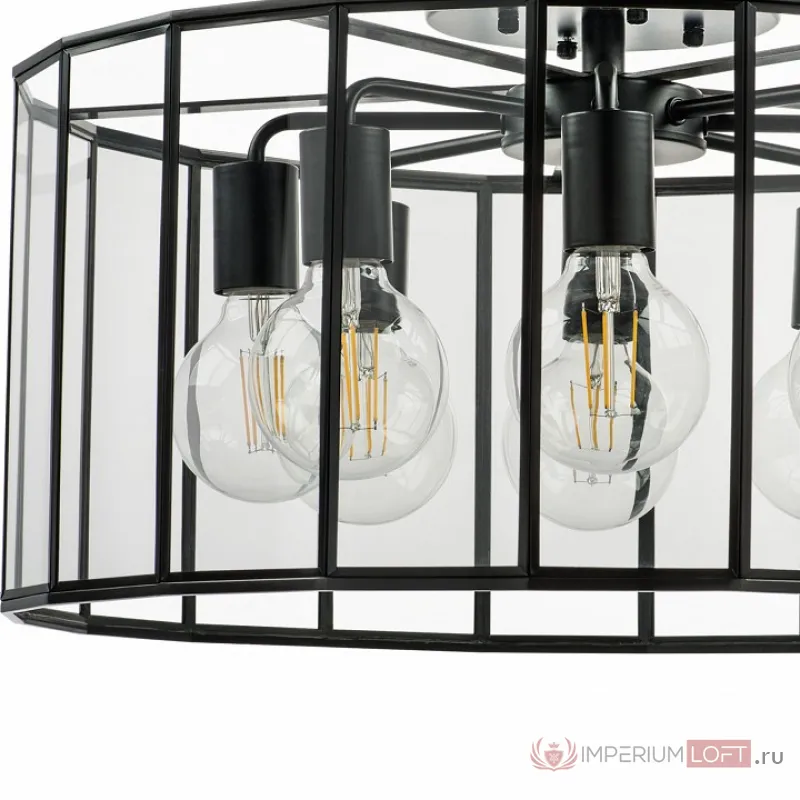 Светильник на штанге Lightstar Genni 798287 Цвет арматуры Черный Цвет плафонов Неокрашенный от ImperiumLoft