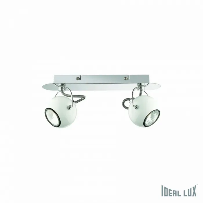 Спот Ideal Lux Lunare LUNARE AP2 BIANCO Цвет арматуры белый от ImperiumLoft