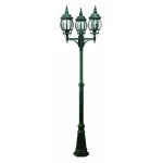 Фонарный столб Arte Lamp Atlanta A1047PA-3BG Цвет арматуры медь Цвет плафонов прозрачный
