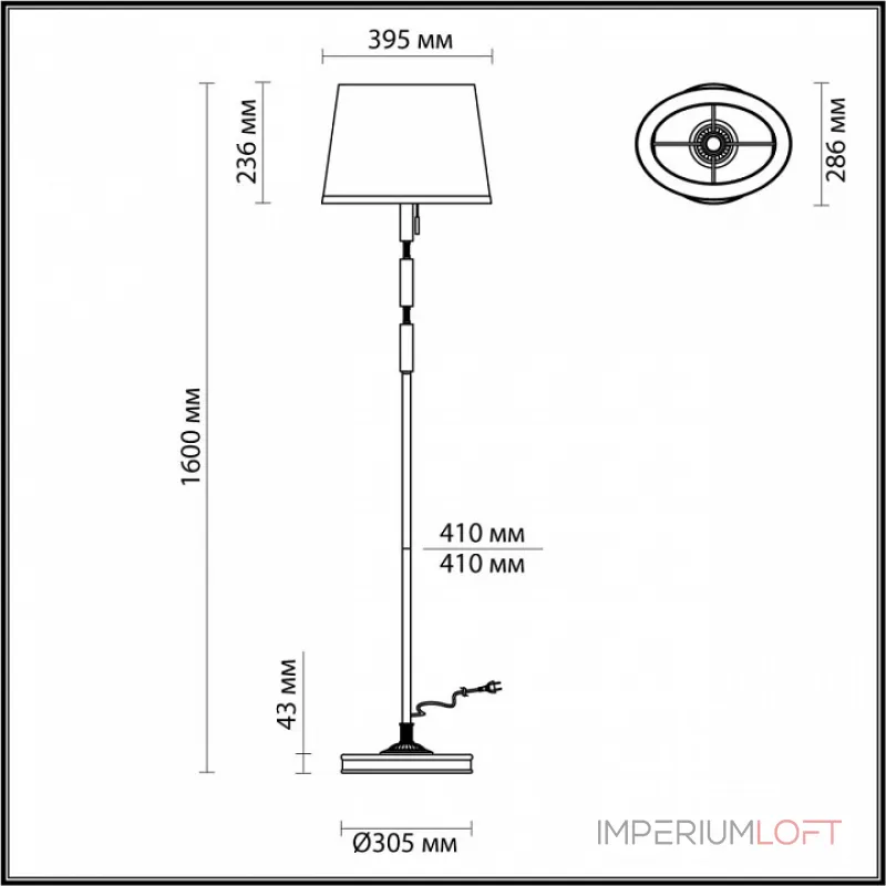 Торшер Odeon Light London 4887/1F от ImperiumLoft Торшер Odeon Light London 4887/1F от ImperiumLoft