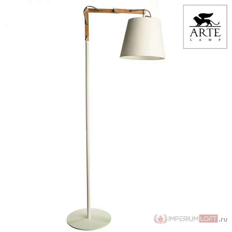 Торшер Arte Lamp Pinocchio A5700PN-1WH Цвет арматуры белый Цвет плафонов белый от ImperiumLoft