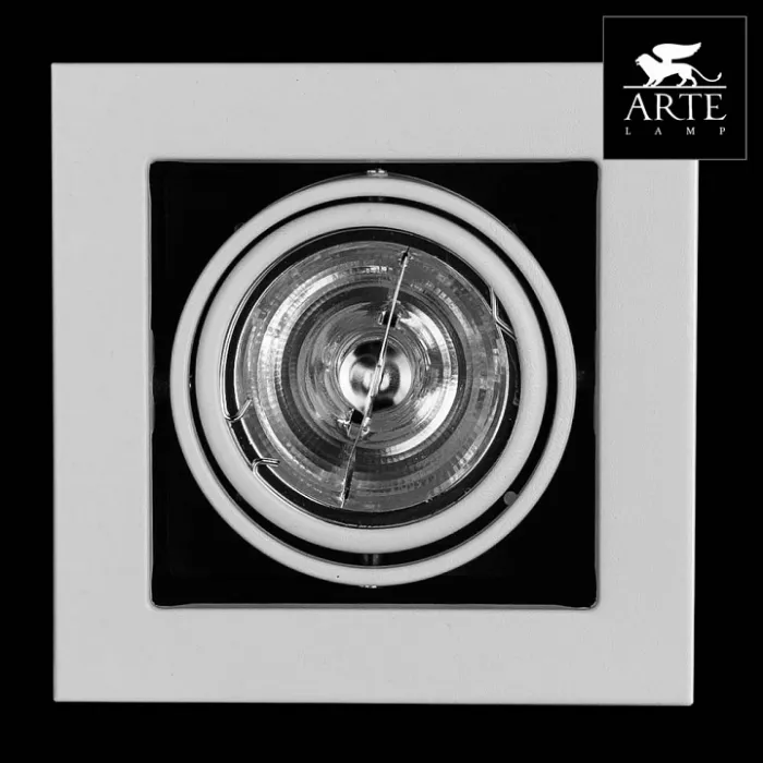 Встраиваемый светильник Arte Lamp Technika 2 A5930PL-1WH Цвет арматуры белый Цвет плафонов белый от ImperiumLoft