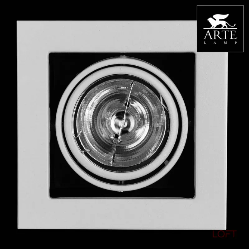 Встраиваемый светильник Arte Lamp Technika 2 A5930PL-1WH Цвет арматуры белый Цвет плафонов белый