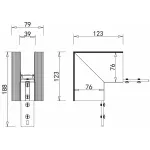 Соединитель для треков Donolux DLM Outter corner DLM01/Black Цвет арматуры черный