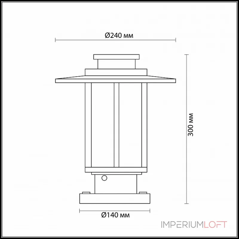 Наземный низкий светильник Odeon Light Mito 4047/1B Цвет арматуры коричневый Цвет плафонов коричневый от ImperiumLoft Наземный низкий светильник Odeon Light Mito 4047/1B Цвет арматуры коричневый Цвет плафонов коричневый от ImperiumLoft