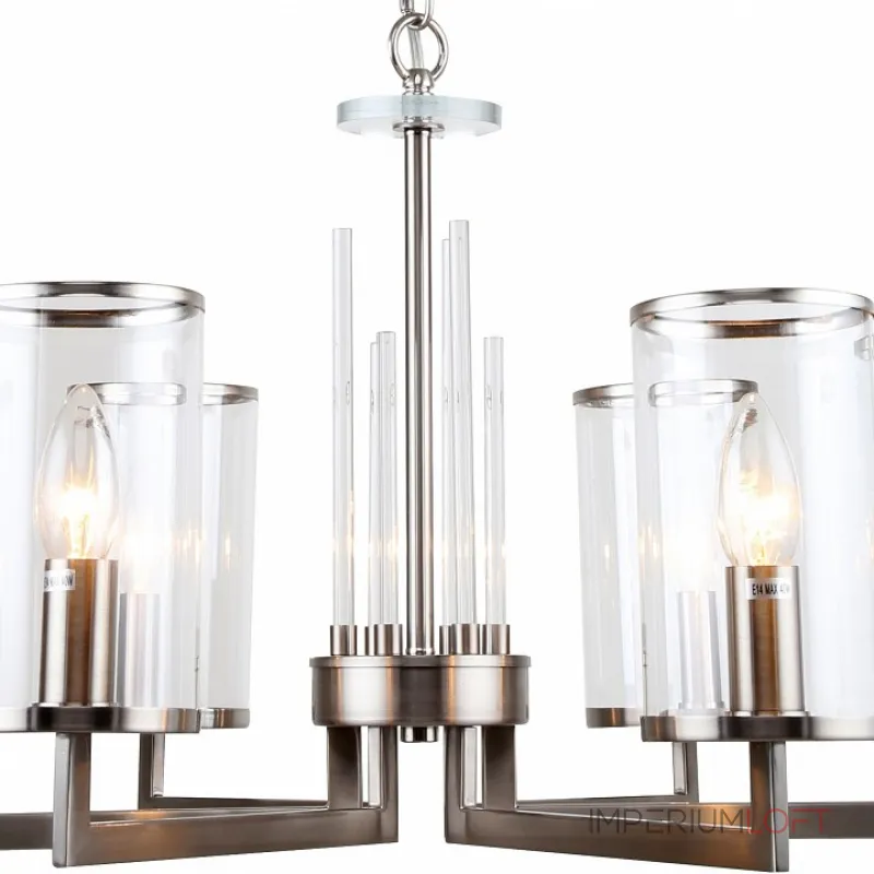 Подвесная люстра Stilfort Vase 1046/11/06P Цвет плафонов серый Цвет арматуры черный