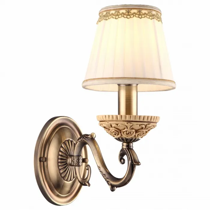 Бра Arte Lamp Cherish A9575AP-1AB Цвет арматуры бронза Цвет плафонов белый от ImperiumLoft