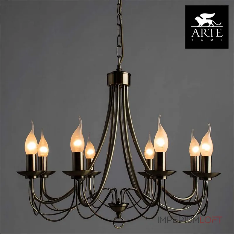 Подвесная люстра Arte Lamp Maypole A6300LM-8AB 
