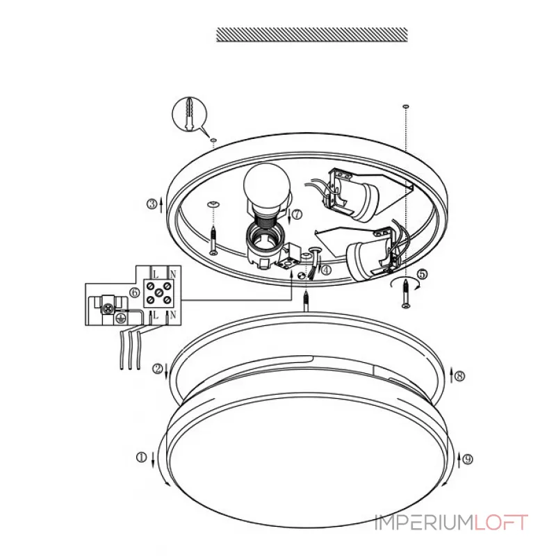 Потолочный светильник Globo Vranos 32113 