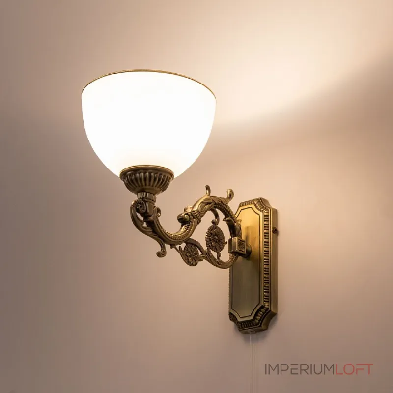 Бра Citilux Адриана CL405413 Цвет арматуры бронза Цвет плафонов белый