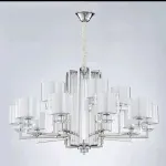 Подвесная люстра Newport 4400 4410+5/C chrome Цвет арматуры хром Цвет плафонов прозрачный от ImperiumLoft
