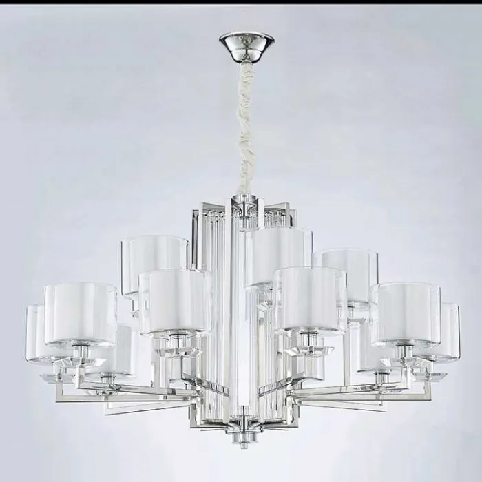 Подвесная люстра Newport 4400 4410+5/C chrome Цвет арматуры хром Цвет плафонов прозрачный от ImperiumLoft