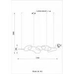 Подвесной светильник Wertmark Vanessa WE449.06.903