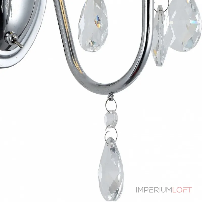 Бра Arte Lamp 9123 A9123AP-1CC Цвет арматуры хром Цвет плафонов белый