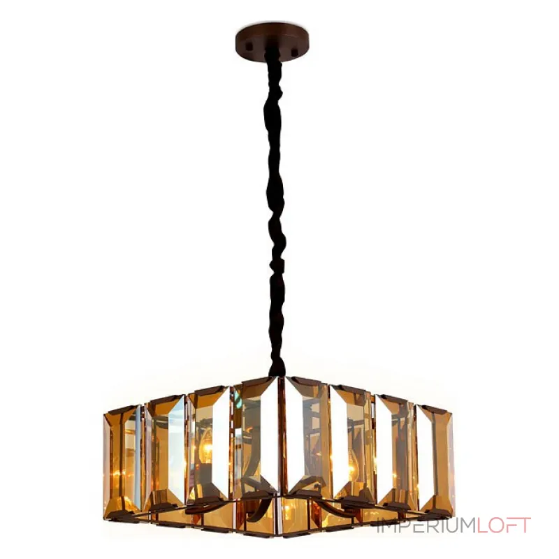 Подвесной светильник Ambrella Traditional 6 TR5150 CF/TI кофе/янтарь E14/6 max 40W 500*500*1000 Подвесной светильник Ambrella Traditional 6 TR5150 CF/TI кофе/янтарь E14/6 max 40W 500*500*1000