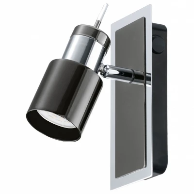 Бра Eglo Davida 1 30832 Цвет арматуры хром Цвет плафонов чёрный