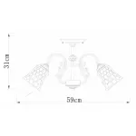 Потолочная люстра Arte Lamp Nicole A2702PL-5AB 