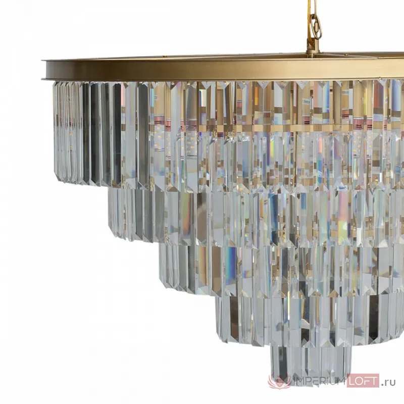 Подвесная люстра Loft it Prism Clear 10019/800C Цвет арматуры золото Цвет плафонов прозрачный от ImperiumLoft