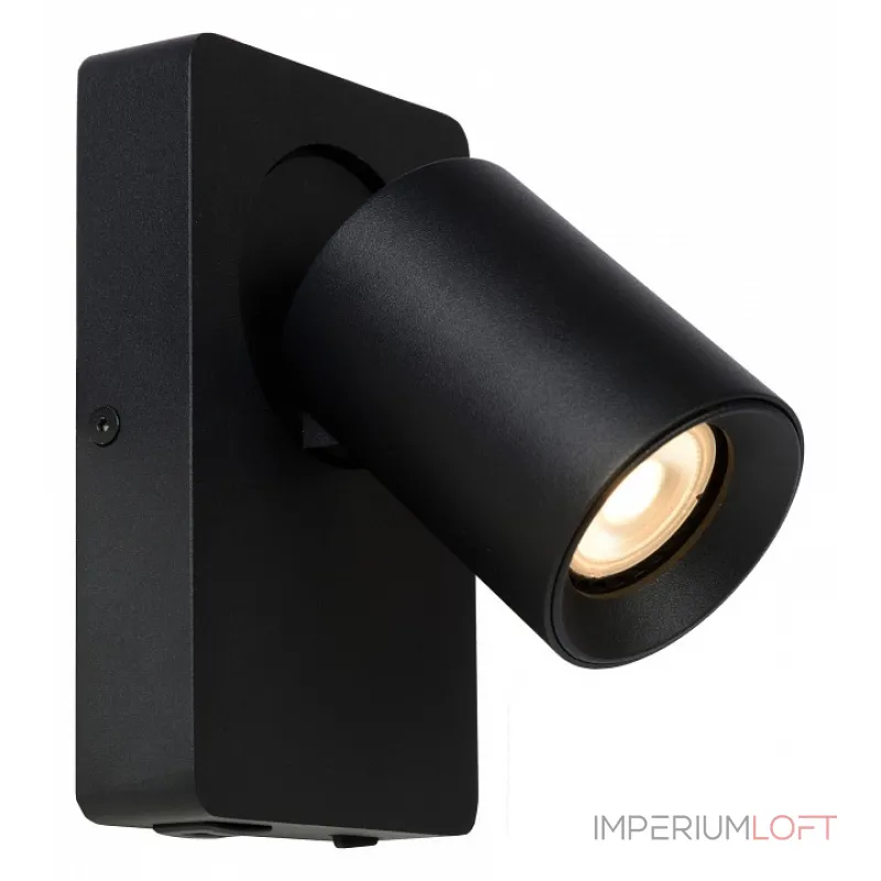 Бра Lucide Nigel 09929/06/30 Цвет плафонов черный Цвет арматуры черный Бра Lucide Nigel 09929/06/30 Цвет плафонов черный Цвет арматуры черный