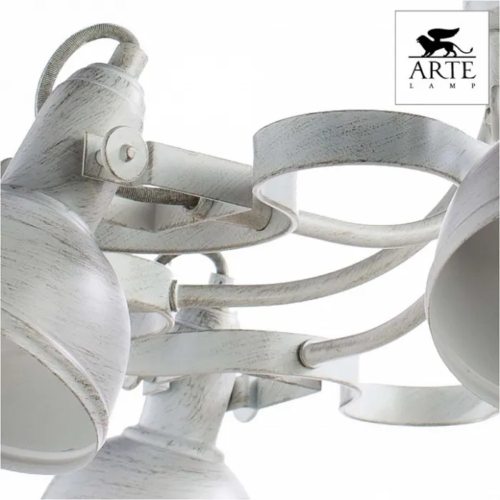 Люстра на штанге Arte Lamp Martin A5216PL-8WG Цвет арматуры золото Цвет плафонов золото от ImperiumLoft