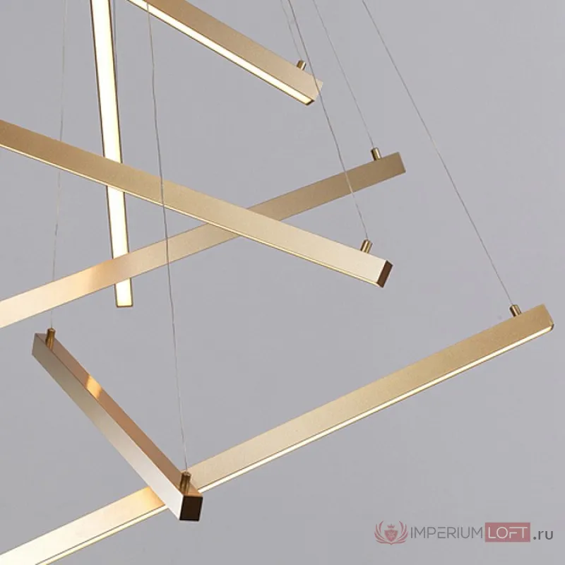 Подвесная люстра Odeon Light Cometa 3860/96L Цвет арматуры золото Цвет плафонов золото от ImperiumLoft