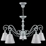 Подвесная люстра Lamp4You Classic 15 E3-05-G-LMP-O-3 Цвет арматуры серый Цвет плафонов фиолетовый от ImperiumLoft