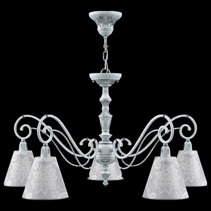 Подвесная люстра Lamp4You Classic 15 E3-05-G-LMP-O-3 Цвет арматуры серый Цвет плафонов фиолетовый от ImperiumLoft