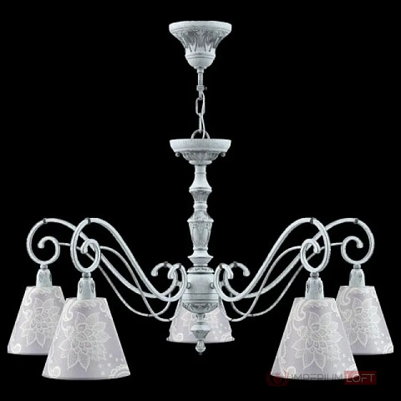 Подвесная люстра Lamp4You Classic 15 E3-05-G-LMP-O-3 Цвет арматуры серый Цвет плафонов фиолетовый от ImperiumLoft
