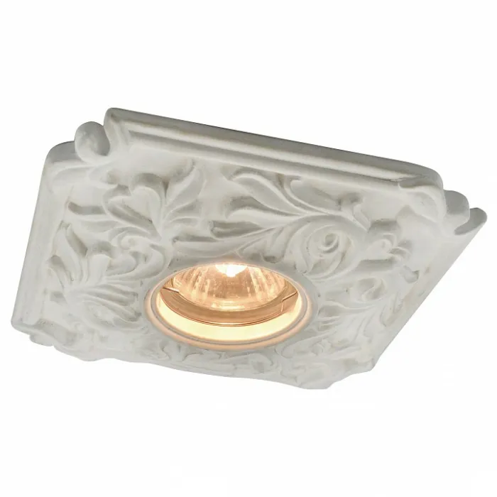 Встраиваемый светильник Arte Lamp Plaster A5279PL-1WH Цвет арматуры белый Цвет плафонов белый от ImperiumLoft