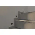 Встраиваемый светильник Denkirs DK1011 DK1012-DG Цвет арматуры серый Цвет плафонов серый